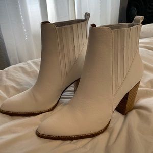 White booties